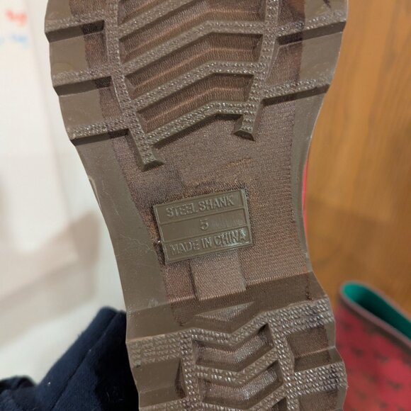 Smokey Mountain Rubber Muck Rain Boots -Pink Horse- Women's Size 5 - Picture 4 of 6